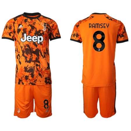 Billiga Fotbollströjor Juventus Aaron Ramsey 8 Barn Tredje tröja 2020/21 Kortärmad
